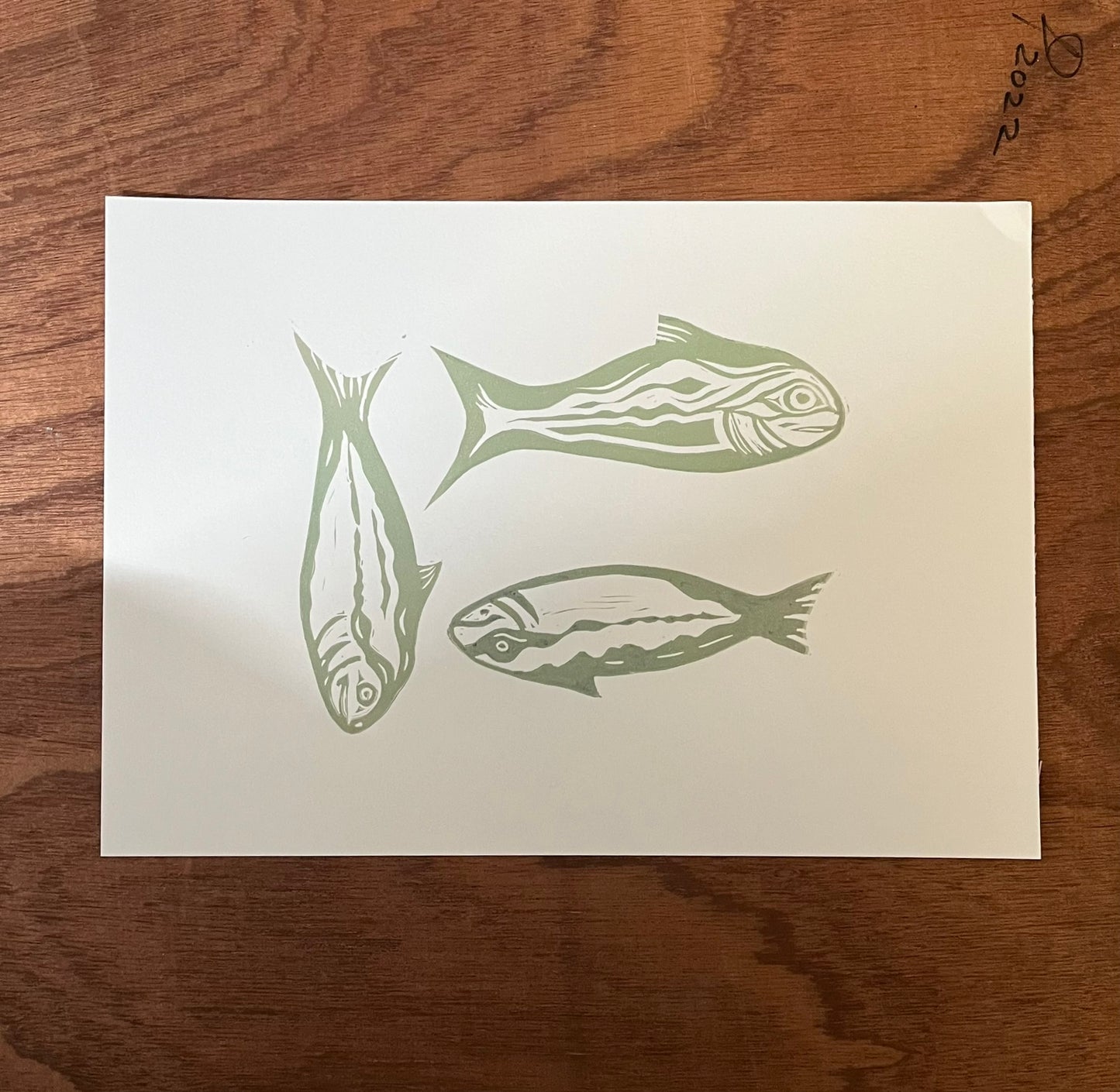 Fish Print - Original Hand printed Fish Prints