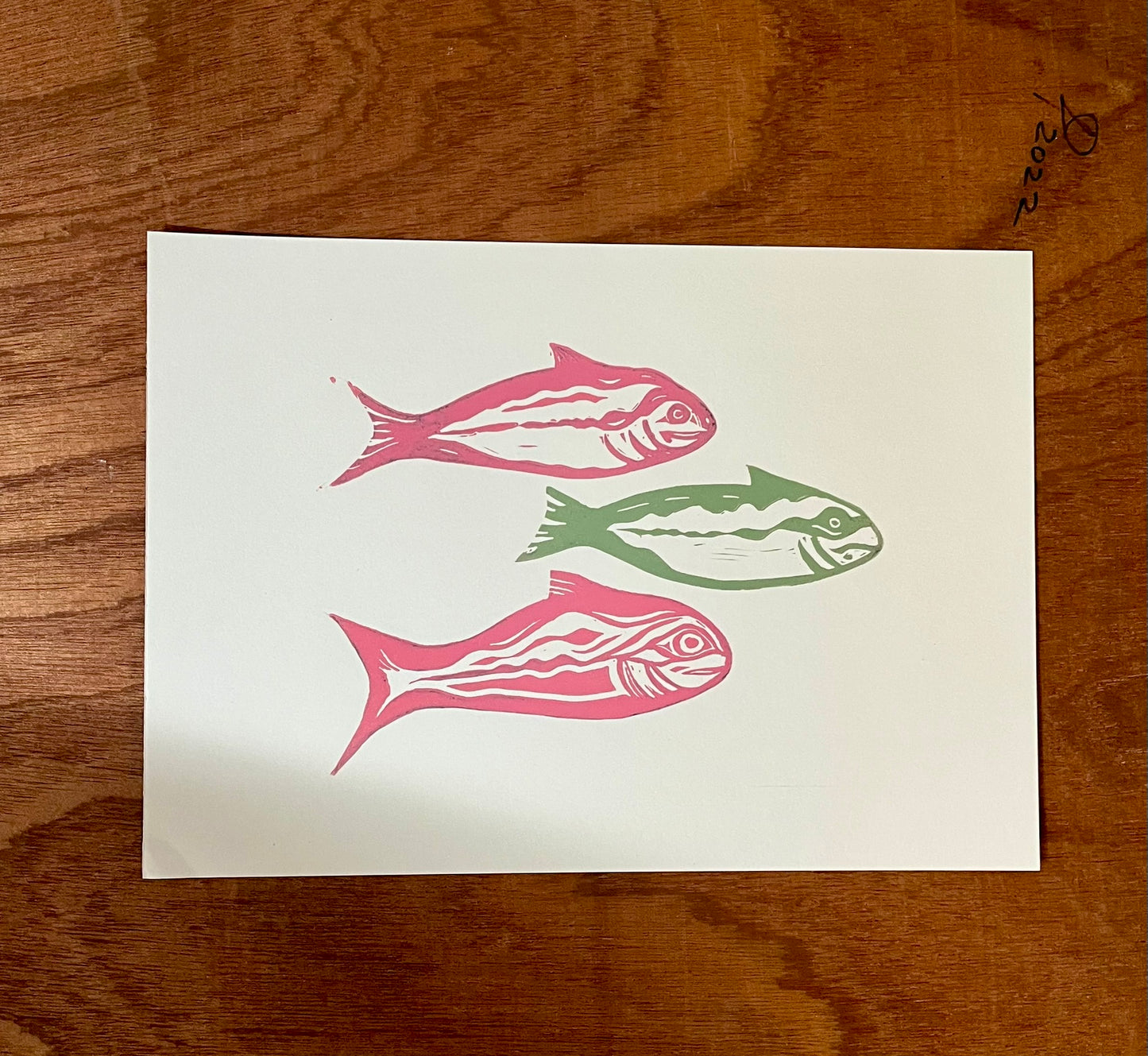 Fish Print - Original Hand printed Fish Prints