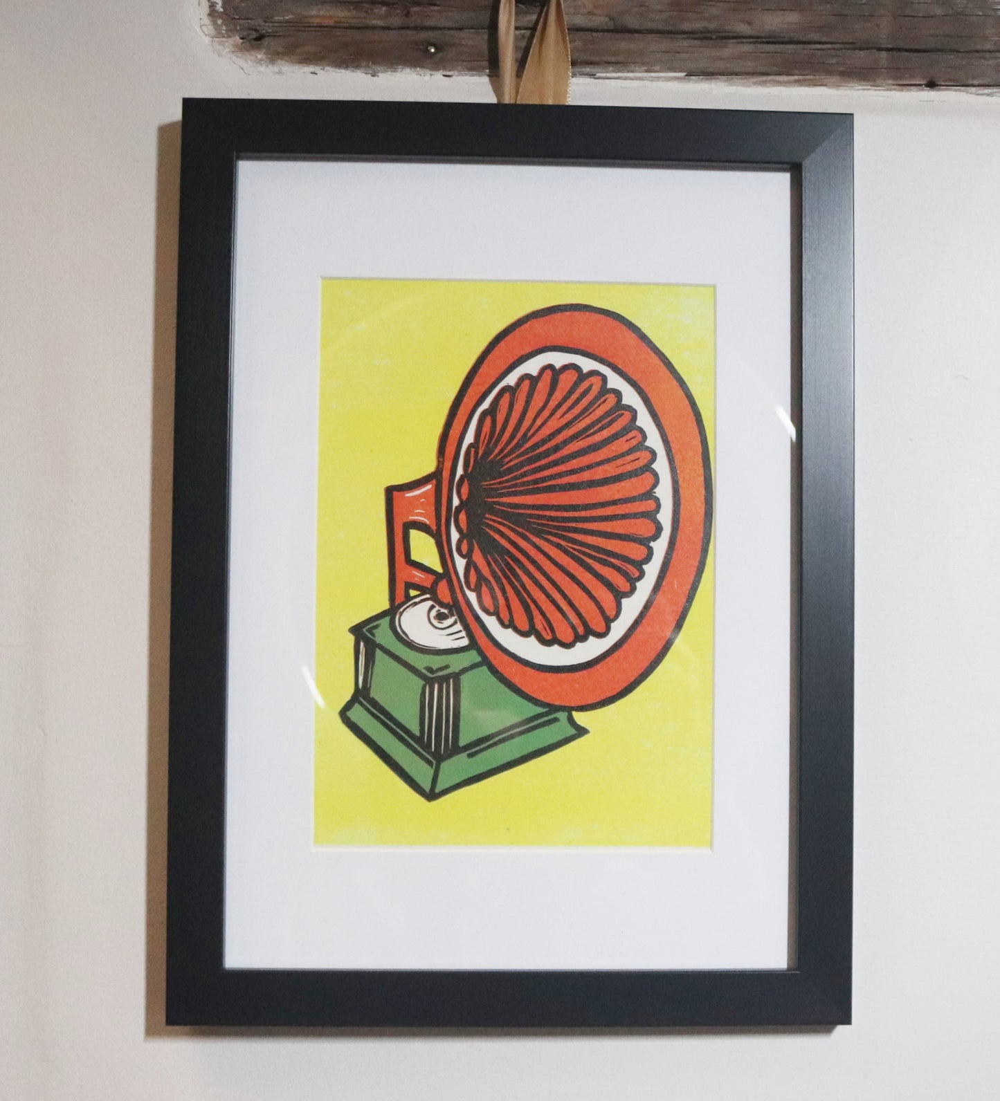 Handprinted Gramophone Print - Limited Edition of 10 - From £19.99