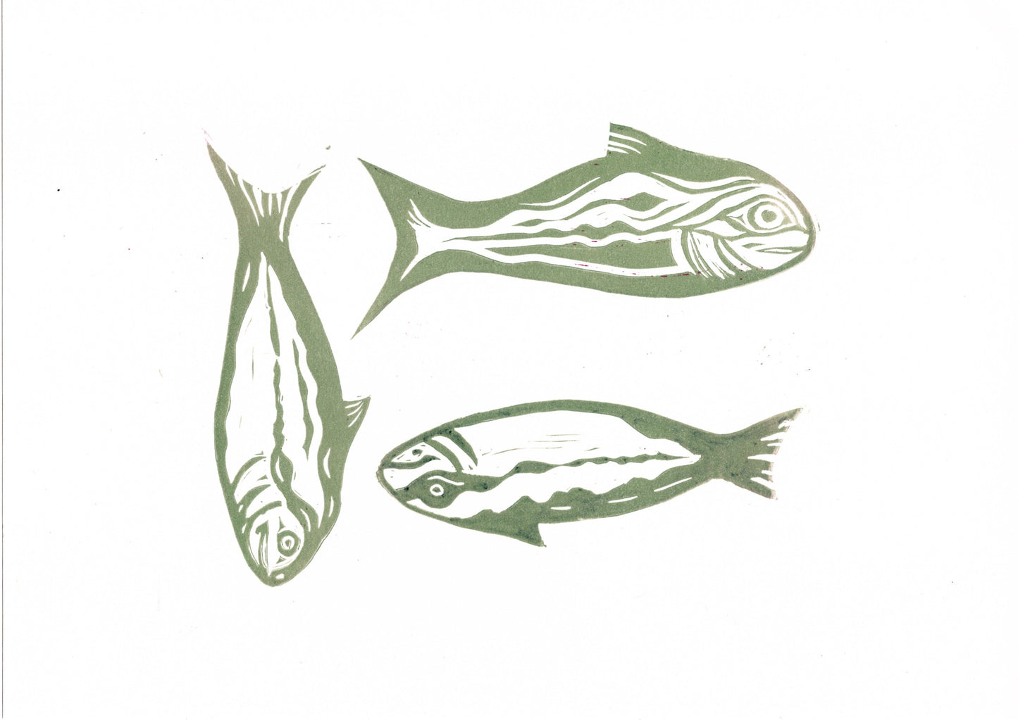 £ sage green fish