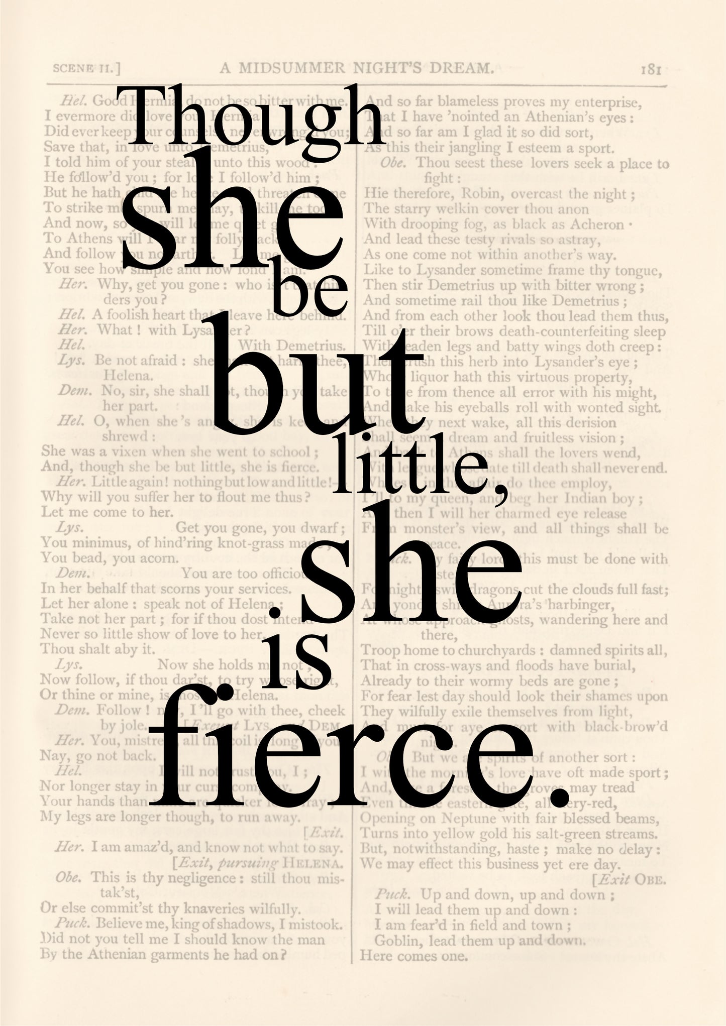 Though she be but little she is fierce digital download