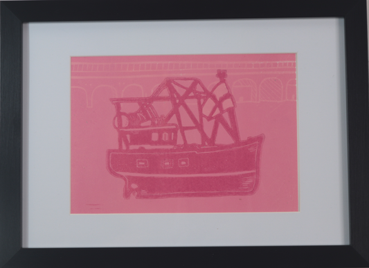 Trawler in Folkestone Harbour - A4 from £10