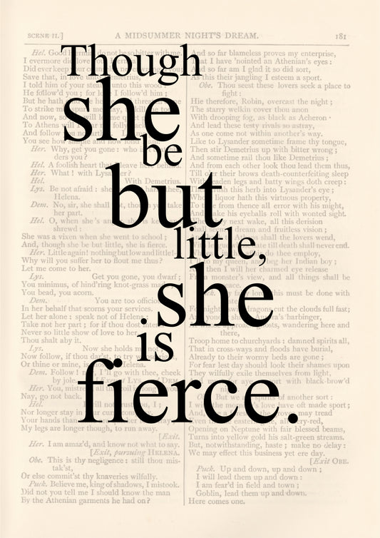 Though she be but little she is fierce digital download